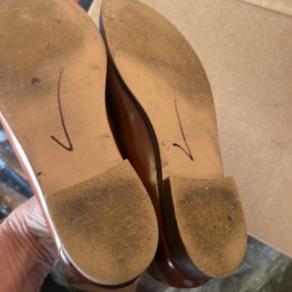 J.crew Winona penny loafers in spazzolato leather BA190 worn - Picture 3 of 4